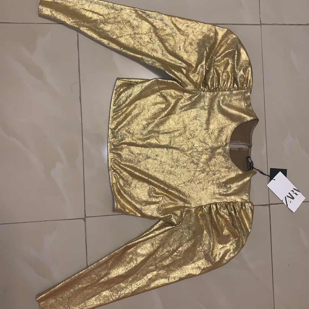 Gold blouses
